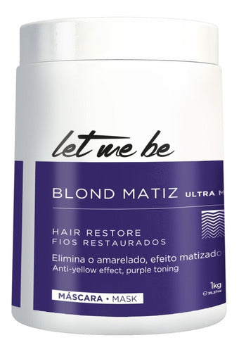 Let Me Be Hair Straightening Blond Matizador Ultra1kg - Keratinbeauty
