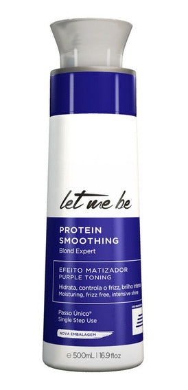 LET ME BE BLOND EXPERT PROTEIN HAIR SMOOTHING PURPLE 17floz 500ml - Keratinbeauty