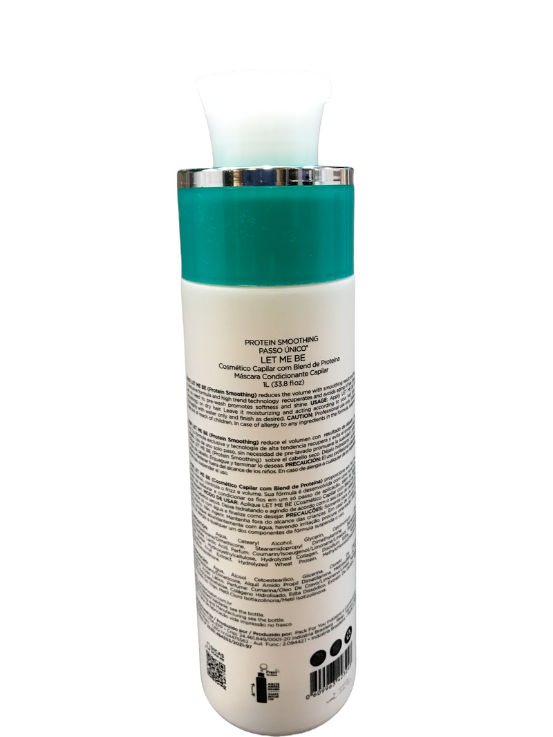 Let Me Be Protein Smoothing Treatment Single Step Hair Restore for Silky Smooth and Revitalized Locks