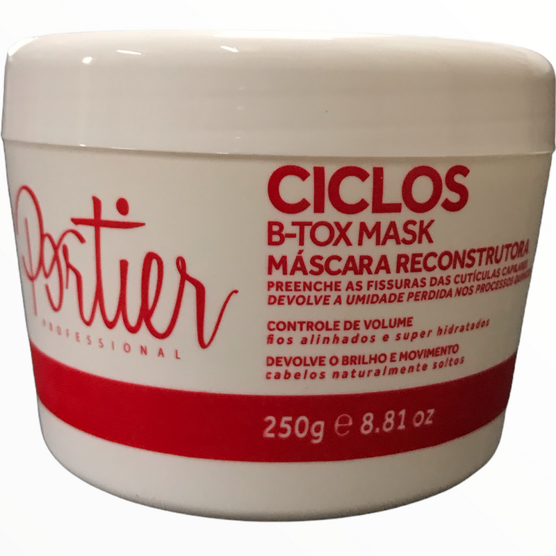 PORTIER CICLOS BTOX HAIR RECONSTRUCTION MASK 250g - Keratinbeauty