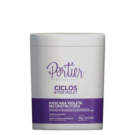 Portier Ciclos Botox Violet Reconstructive Mask 1KG - Keratinbeauty