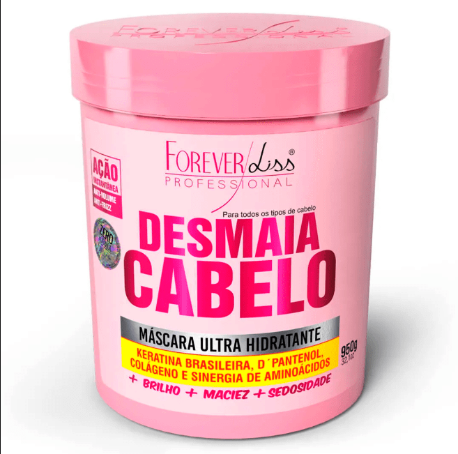 Ultra Hydrating Mask Desmaia Cabelo - Forever Liss 950g - Keratinbeauty