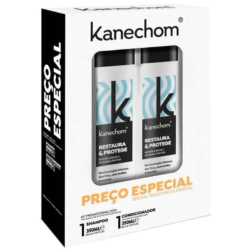 Kanechom Restaura E Protege Kit Shampoo & Conditioner 350ml - Keratinbeauty