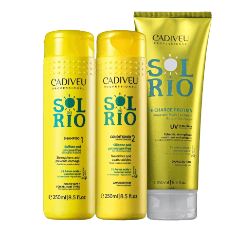SOL DO RIO HAIR UV PROTECTION DAILY USE KIT 3 X 250ml - Keratinbeauty
