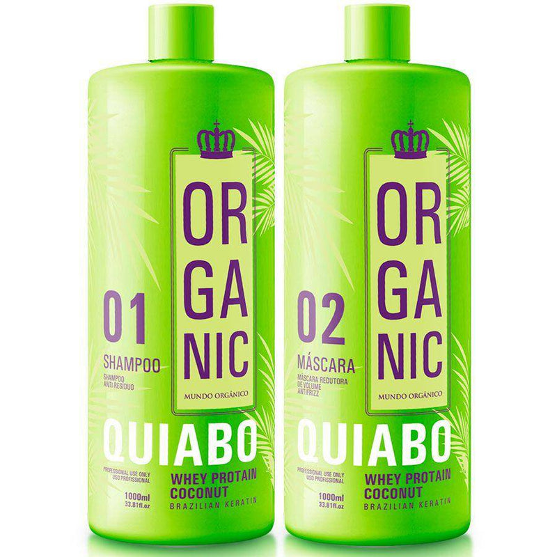 Organic Hair Smoothing Treatment Coconut And Okra  1000ml (33.81 fl.oz) - Keratinbeauty
